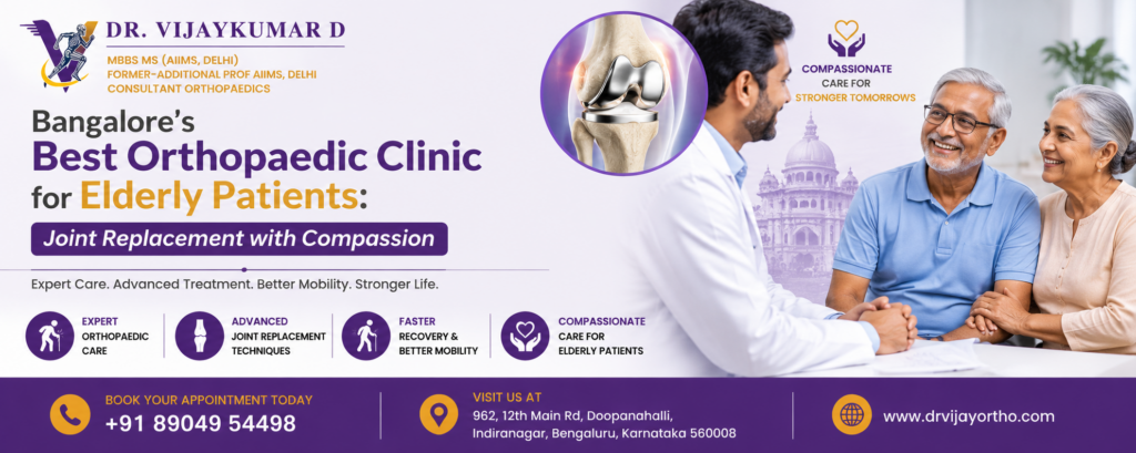 Bangalore’s Best Orthopaedic Clinic for Elderly Patients: Joint Replacement with Compassion